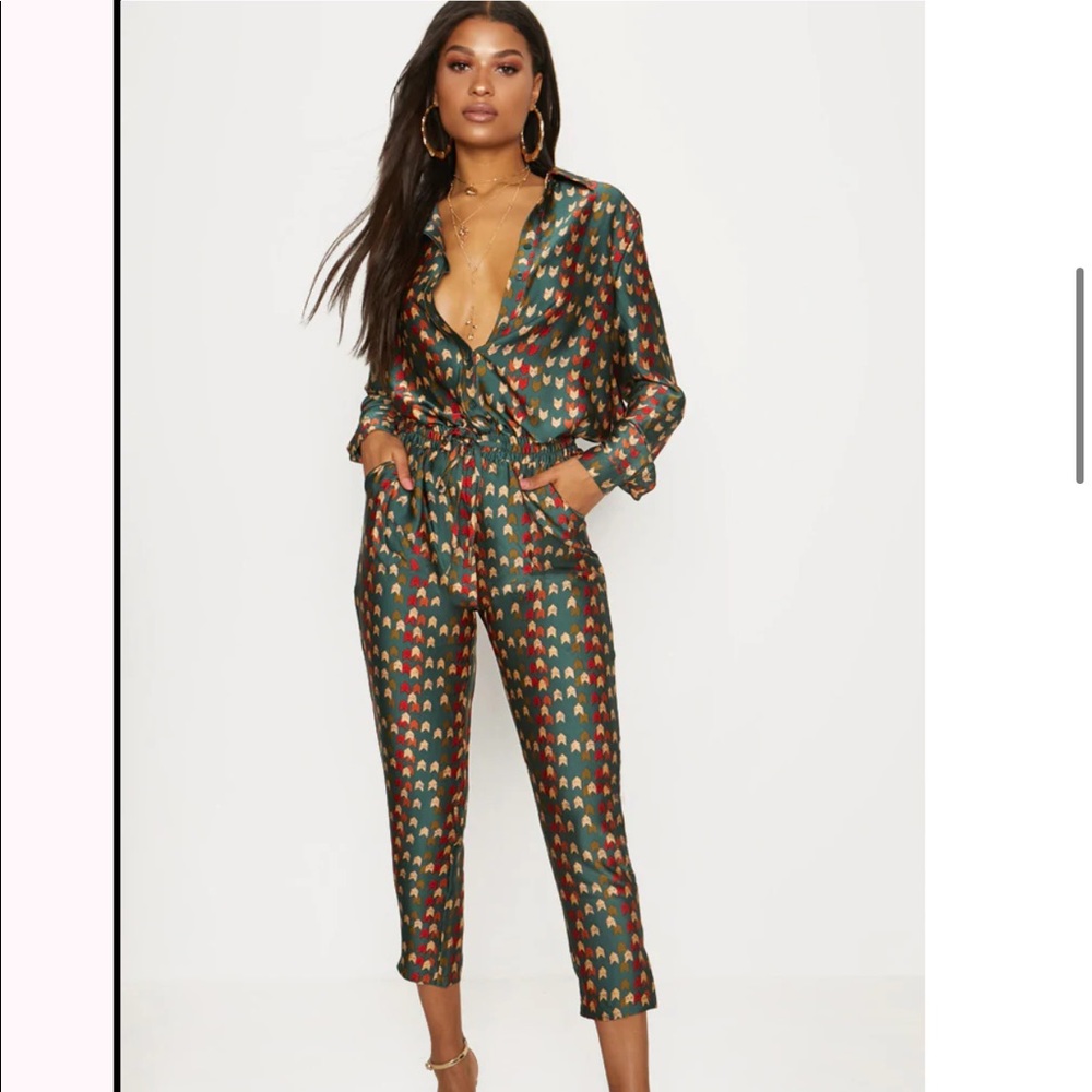 Two piece Satin set